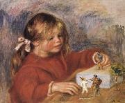Pierre Renoir Coco Playing oil painting on canvas